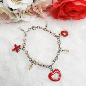 Valentine's Day XO Charm Bracelet